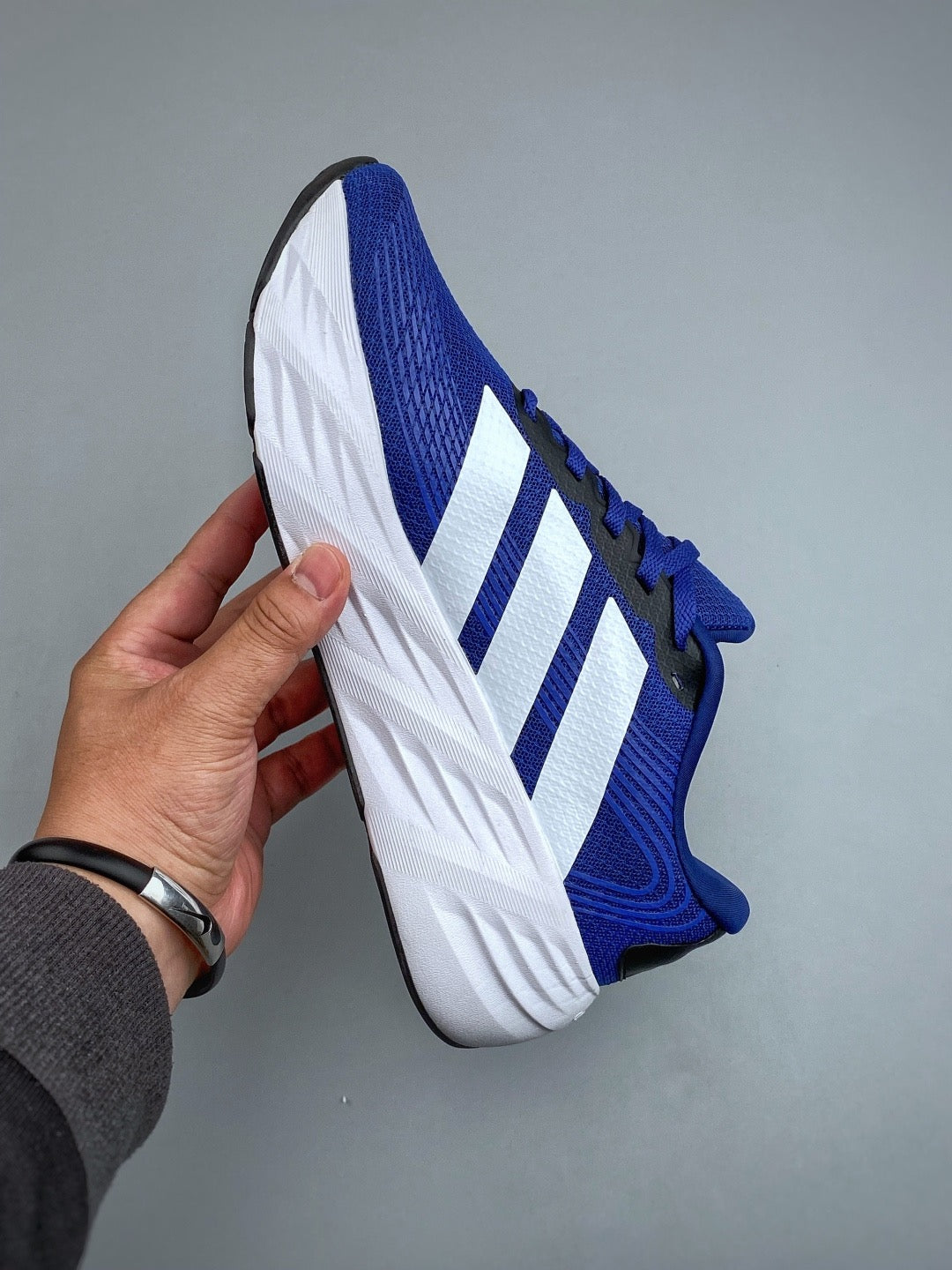 Adidas Adizero Galaxy 8  Navy-Blue KJ8311 - Angle View 2