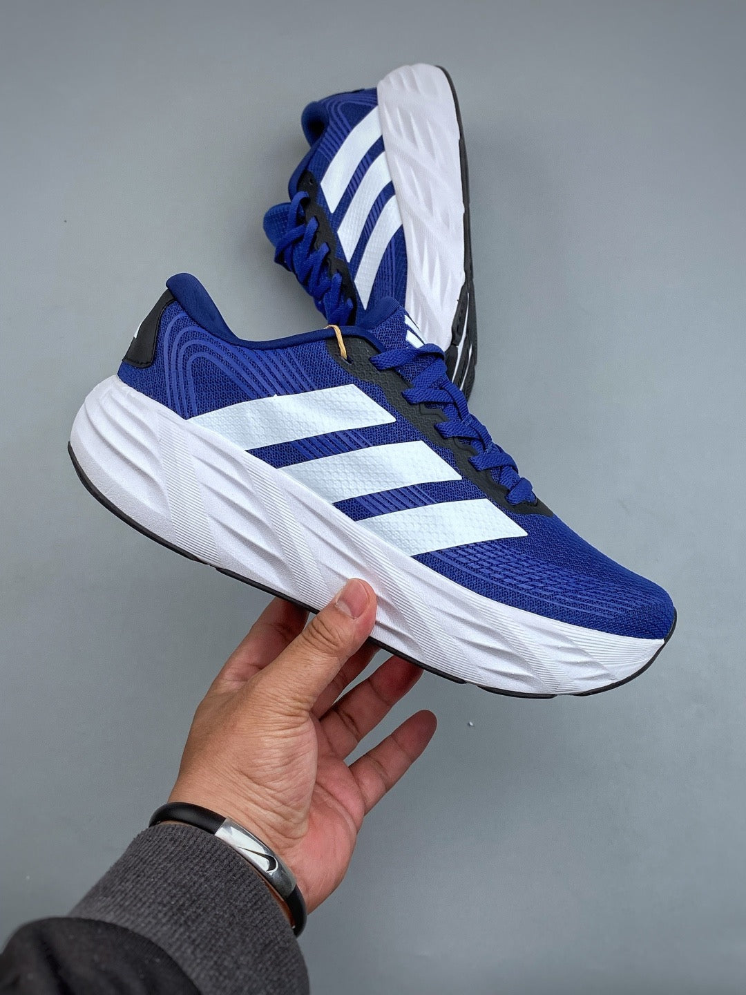 Adidas Adizero Galaxy 8  Navy-Blue KJ8311 - Angle View 4