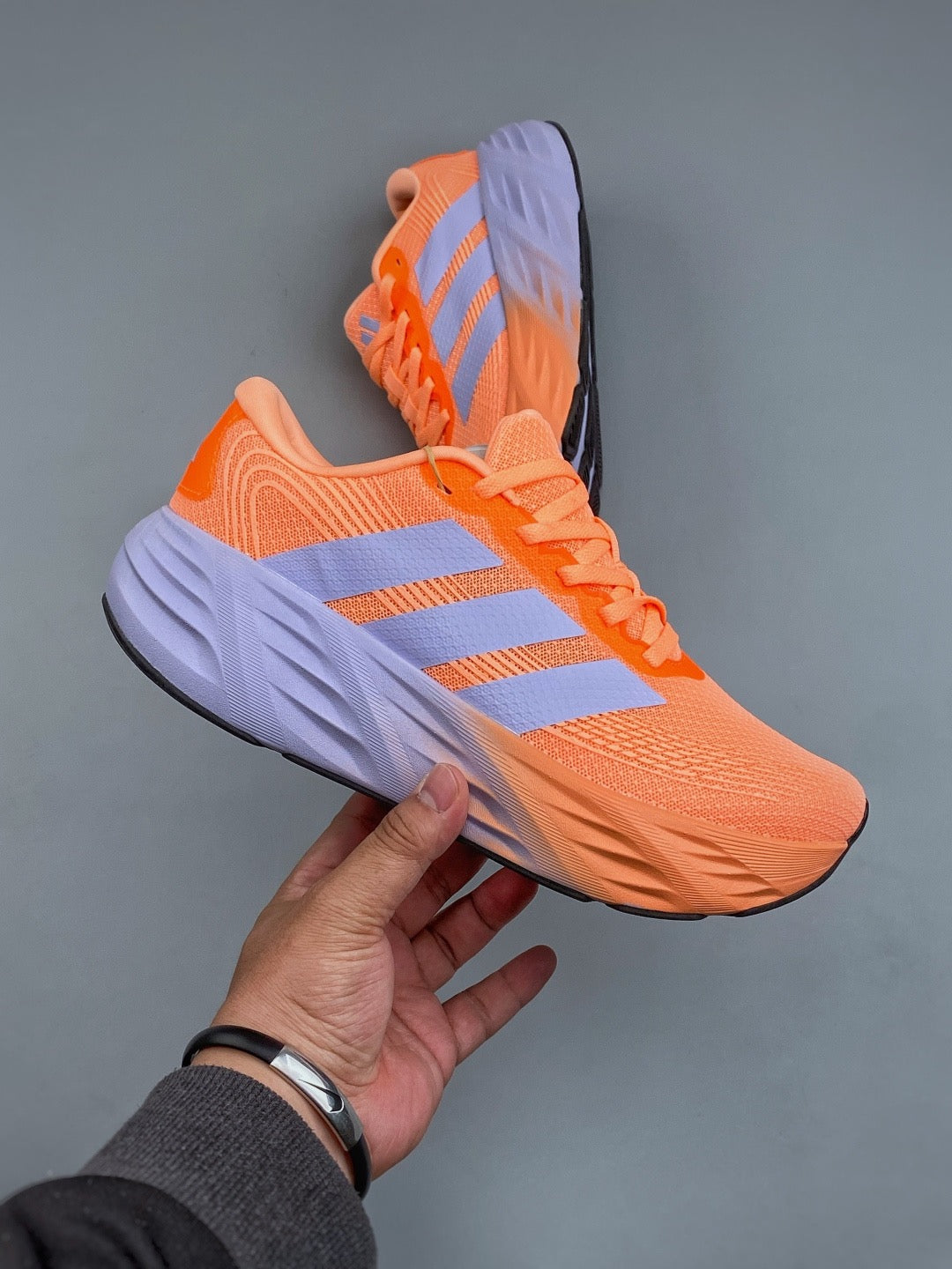 Adidas Adizero Galaxy 8 Orange KJ8312 - Angle View 4