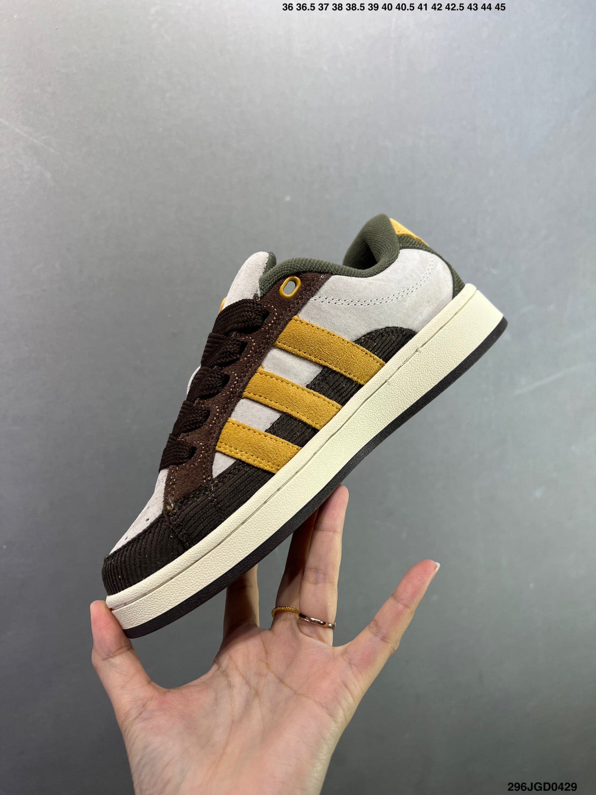 Adidas Originals Campus 00s  "Preloved Yellow Preloved Brown" JR8054 - Angle View 3