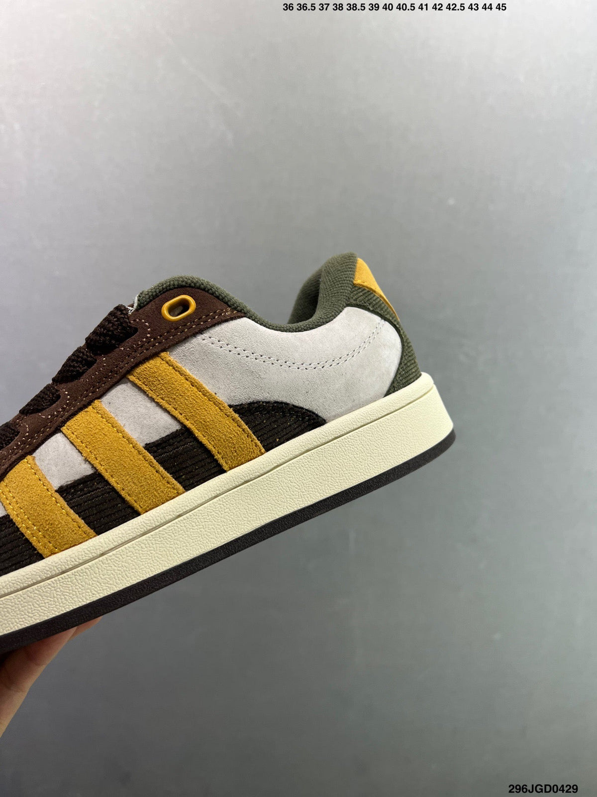 Adidas Originals Campus 00s  "Preloved Yellow Preloved Brown" JR8054 - Angle View 6