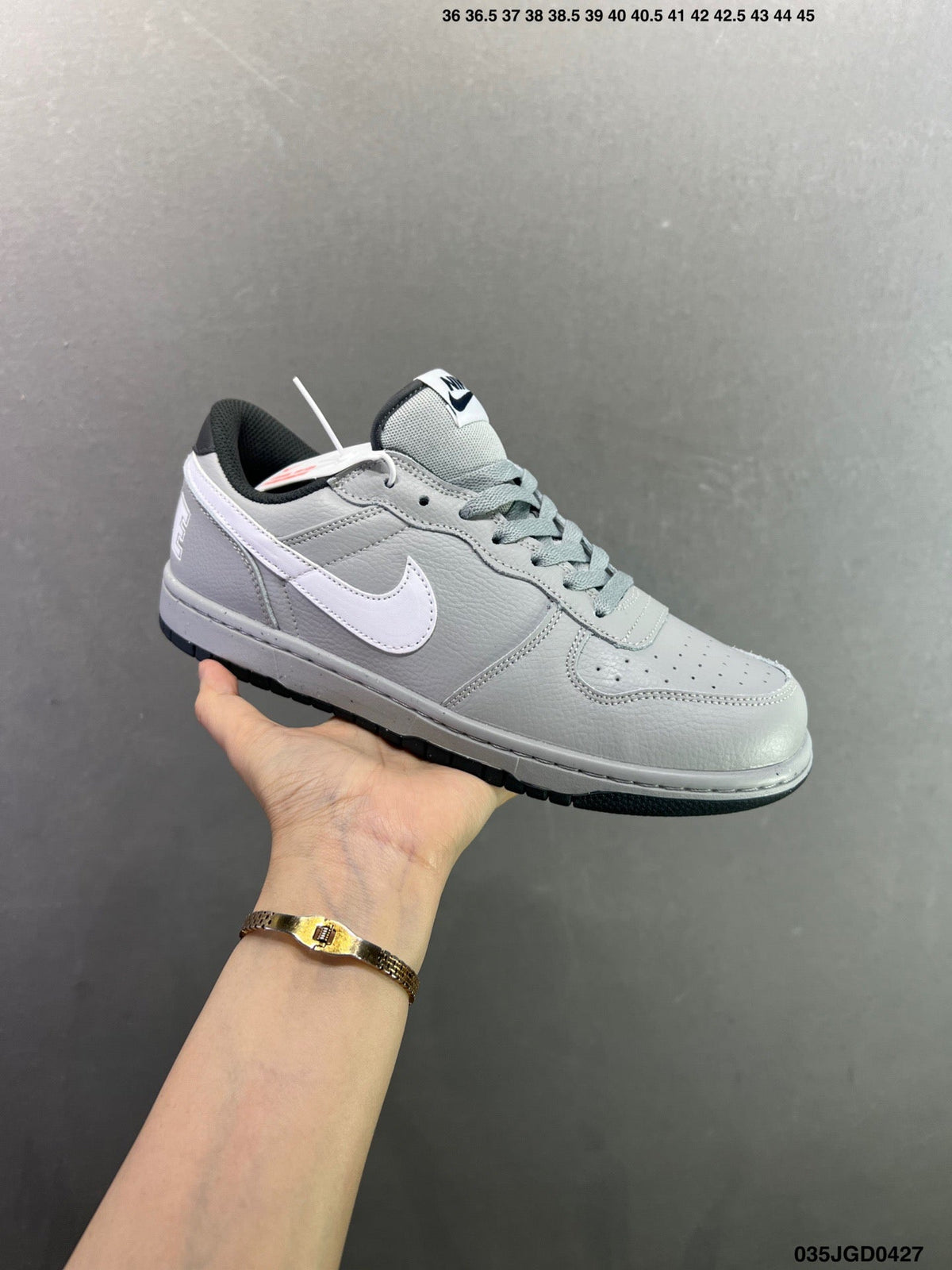 NIKE BIG LOW Grey 355152 - View 2