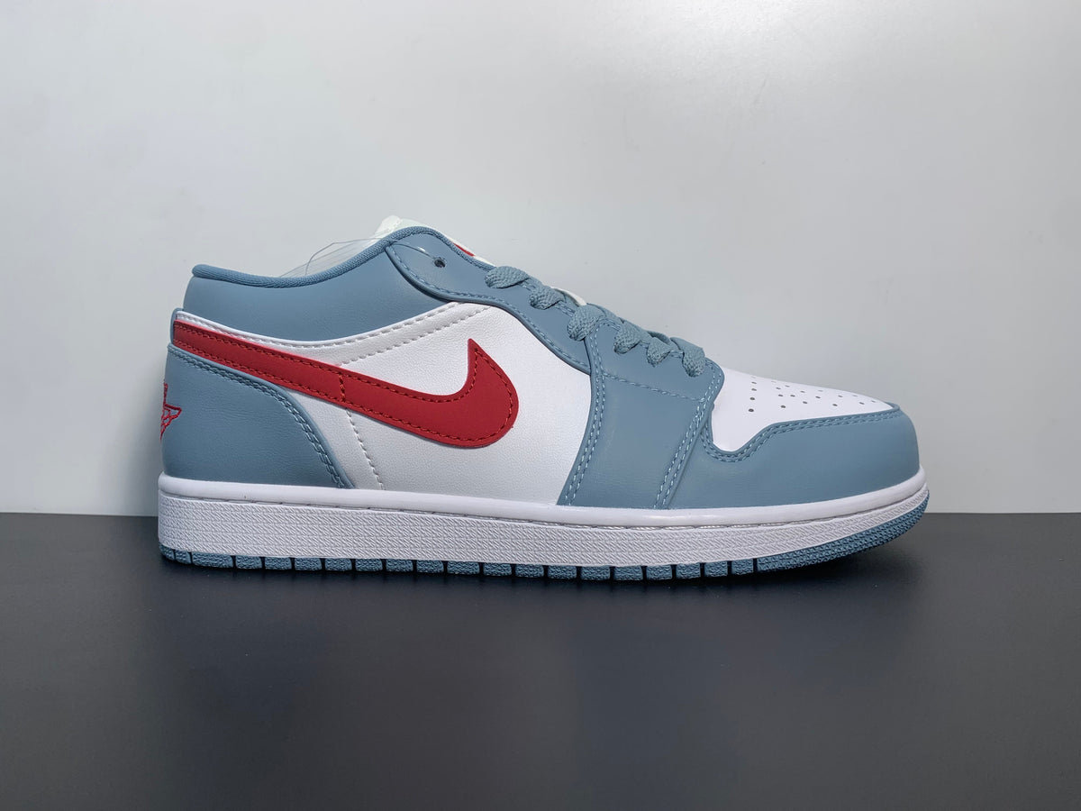 Air Jordan 1 Low Blue Whisper Dune Red DC0774-164 - Main View