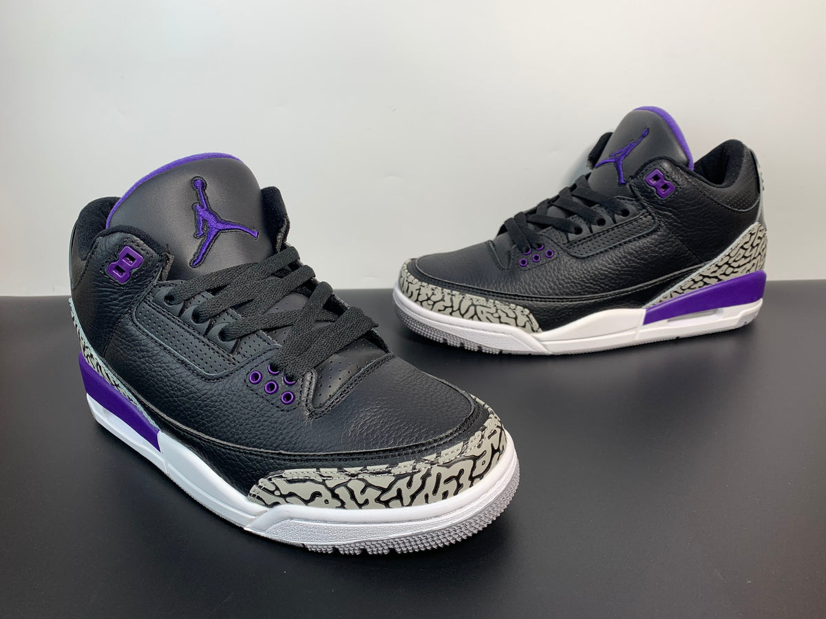Air Jordan 3 “Court Purple CT8532-050 - Angle View 5