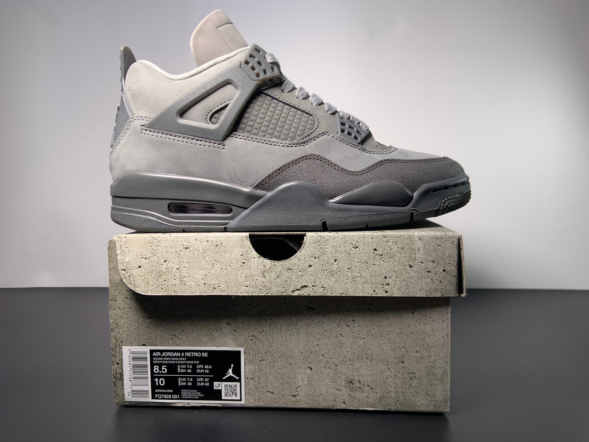 Air Jordan 4 Retro SE ‘Paris Olympics Wet Cement’  FQ7928-001 - Angle View 14