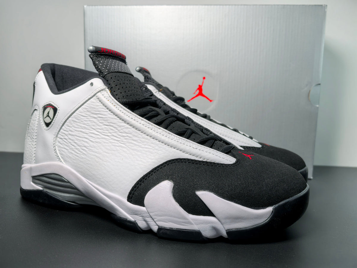 Air Jordan 14 “Black Toe” 487471-160 - Angle View 5