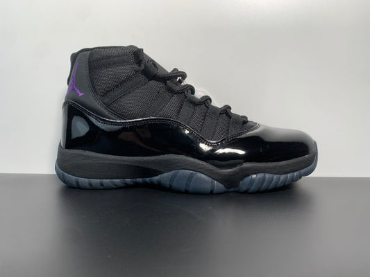 AIR JORDAN 11 RETRO BLACK GAMMA BLUE-VARSITY MAIZE 378037-006 - Main View