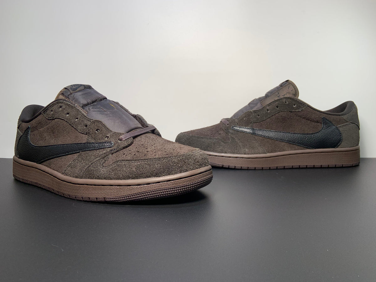 Air Jordan 1 Retro Low OG SP x Travis Scott ‘Velvet Brown’ DM7866-202 - Angle View 11
