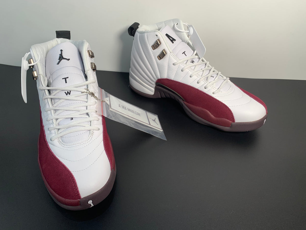 A Ma Maniére x Wmns Air Jordan 12 Retro SP 'White' - Angle View 4