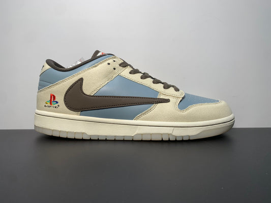 Travis Scott x PlayStation x Nike Dunk Low CU1726-800 - Main View