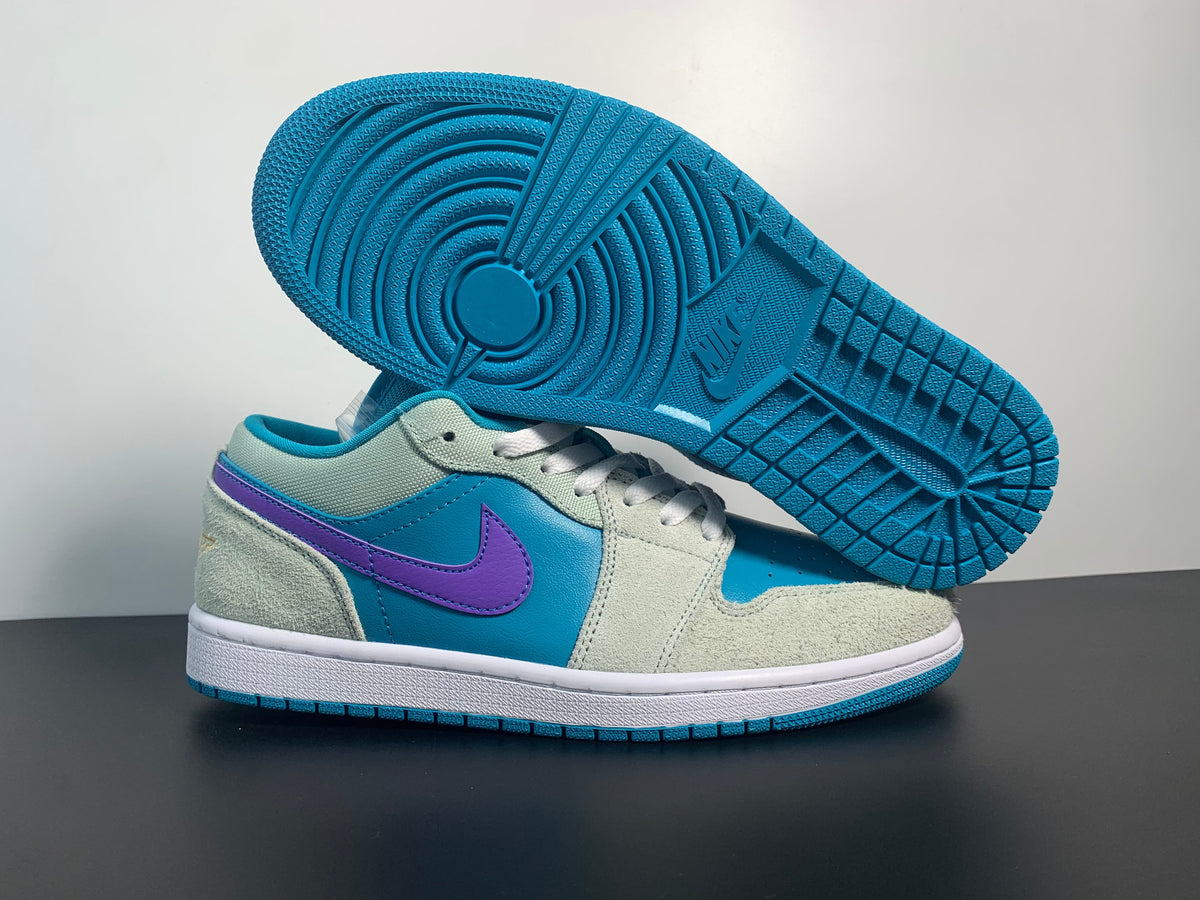 Air Jordan 1 Low Pistachio Frost Celestial Aquatone DX4334-300 - Angle View 5