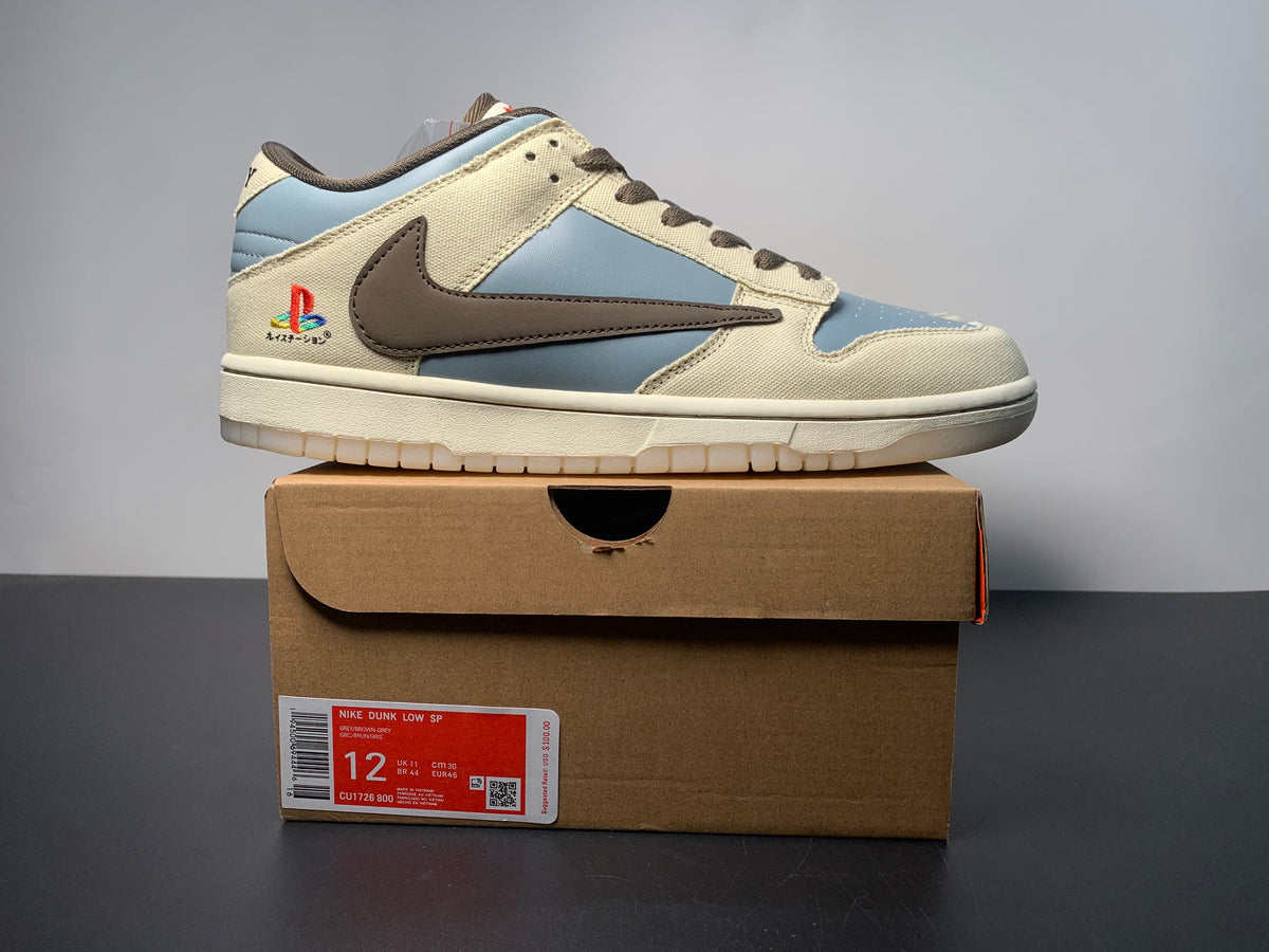 Travis Scott x PlayStation x Nike Dunk Low CU1726-800 - Angle View 5