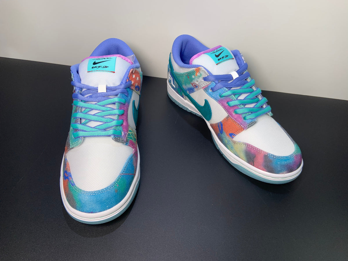Nike x Futura Laboratories SB Dunk Low ‘Bleached Aqua’ - View 14