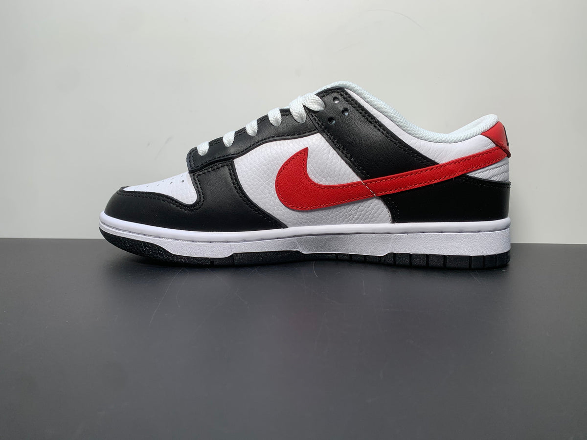 Nike Dunk Low 'Black White Red' - View 2