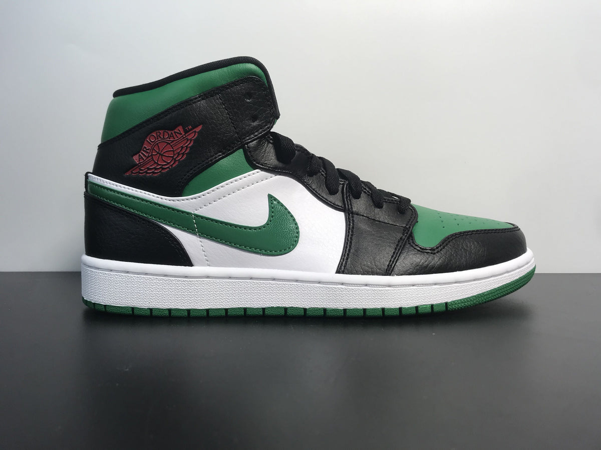 Air Jordan 1 Mid Green Toe - Main View