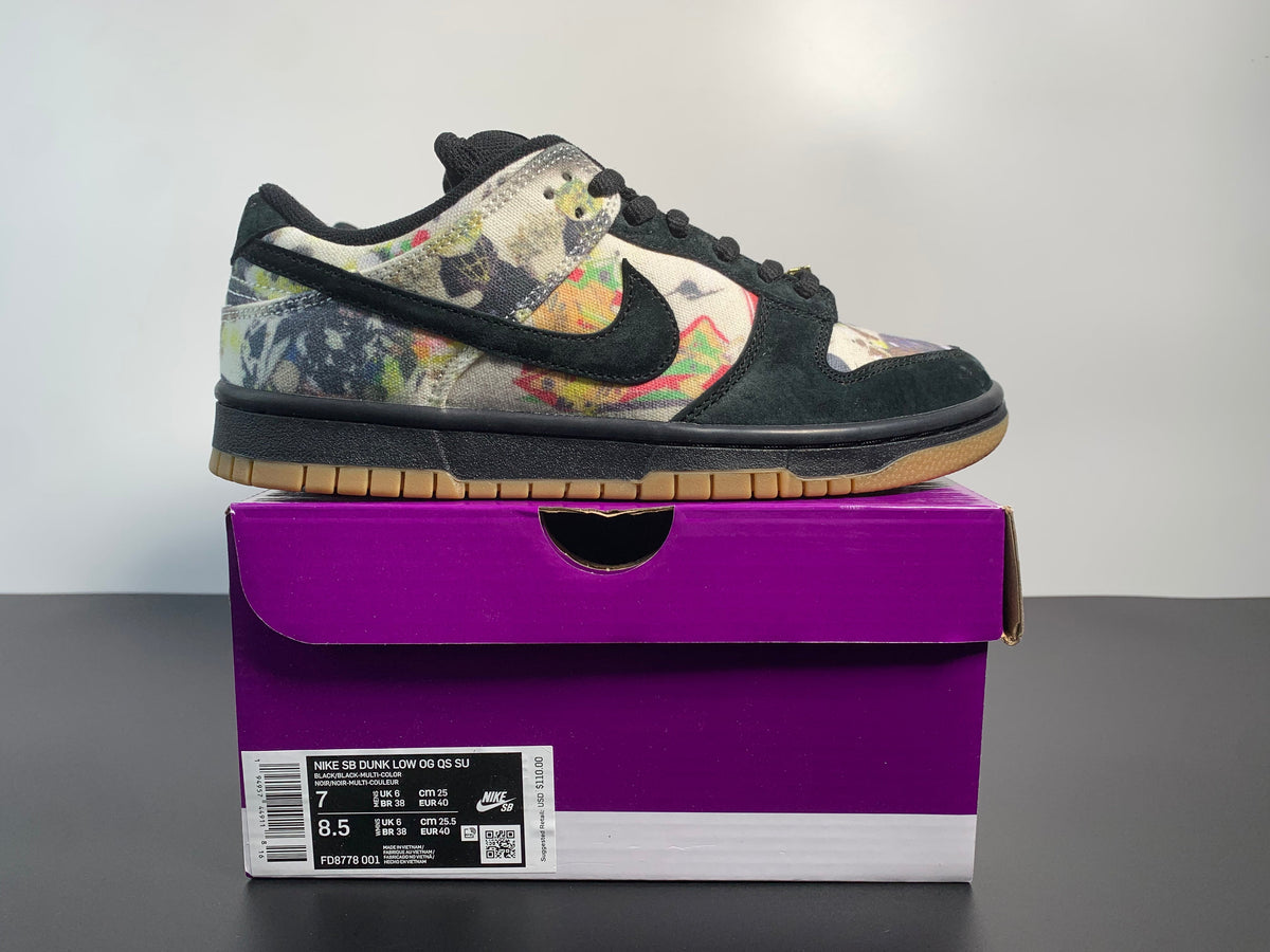 Supreme x Nike SB Dunk Low “Rammellzee” FD8778-001 - View 9