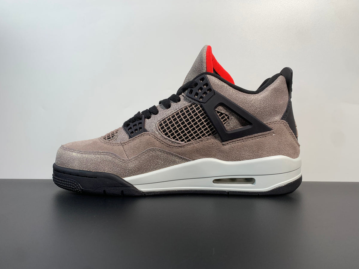 Air Jordan 4 Retro Infrared  Off White  Oil Gray Taupe Haze DB0732-200 - Angle View 2