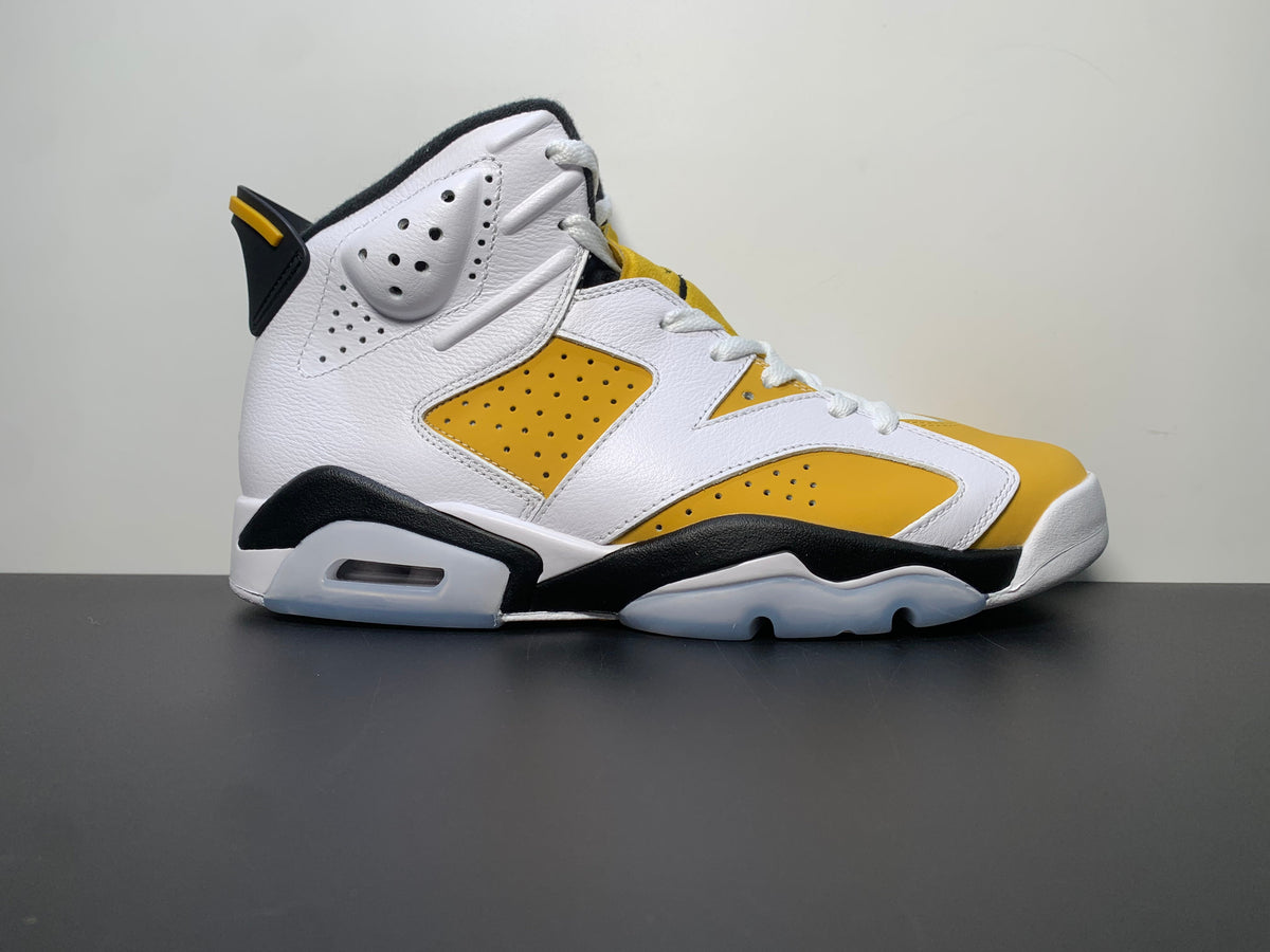 Nike Air Jordan Retro 6 Yellow Ochre White Black CT8529-170 - Main View