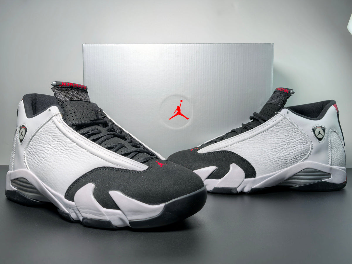 Air Jordan 14 “Black Toe” 487471-160 - Angle View 8