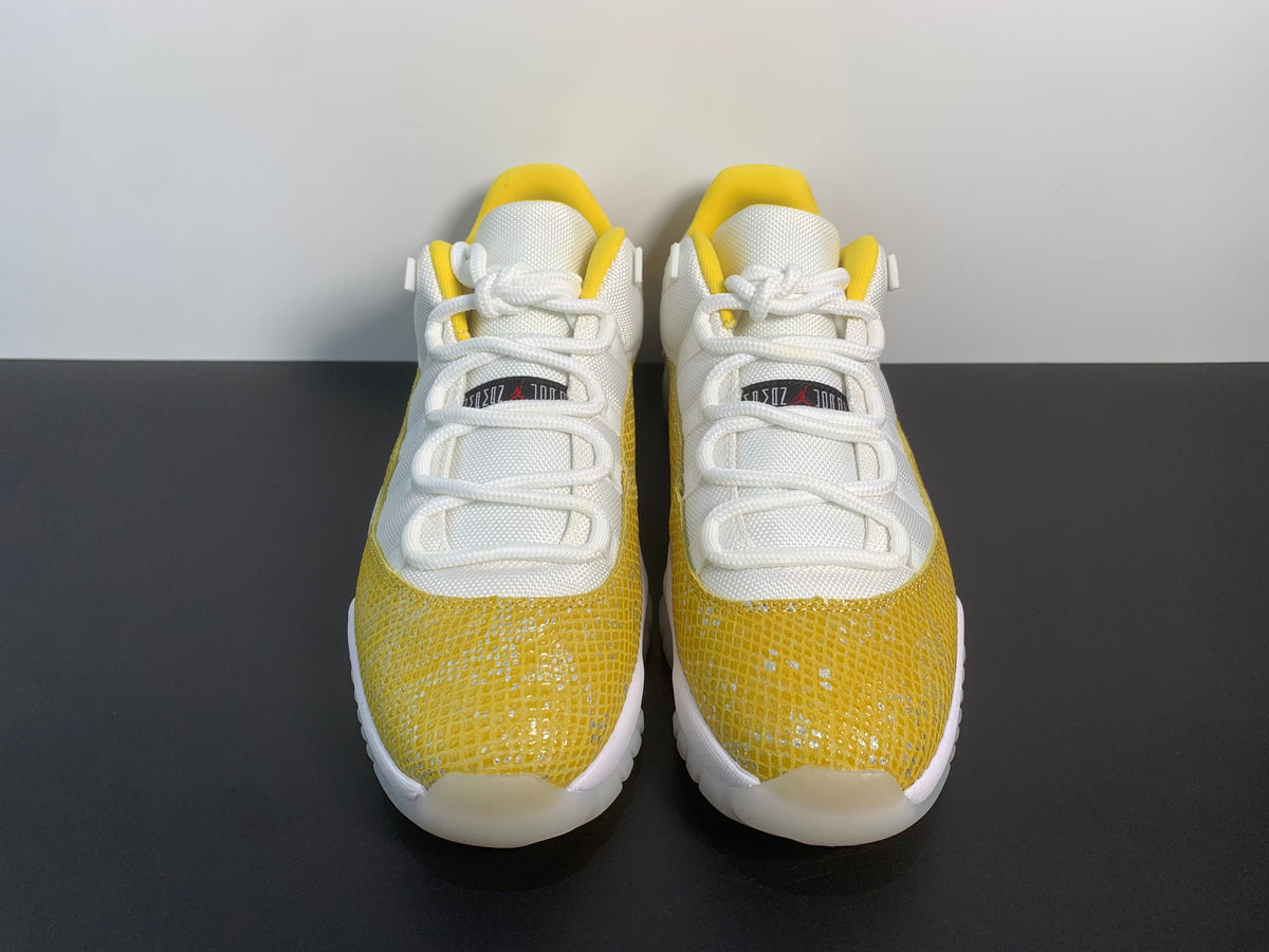 Air Jordan 11 Low WMNS Yellow Snakeskin AH7860-107 - Angle View 7