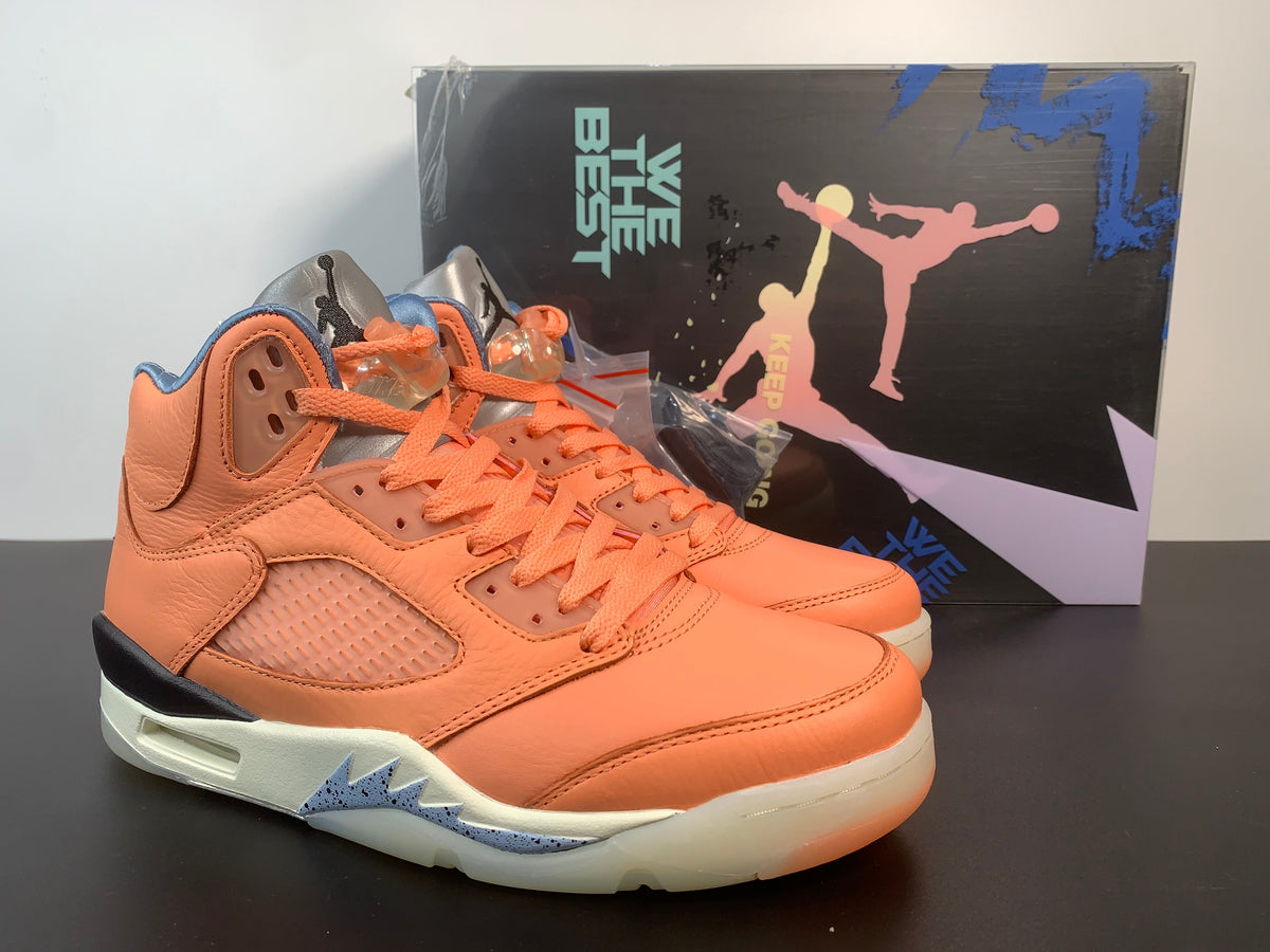 DJ Khaled x Air Jordan 5 Retro SP We The Best Crimson Bliss  DV4982-641 - Angle View 6