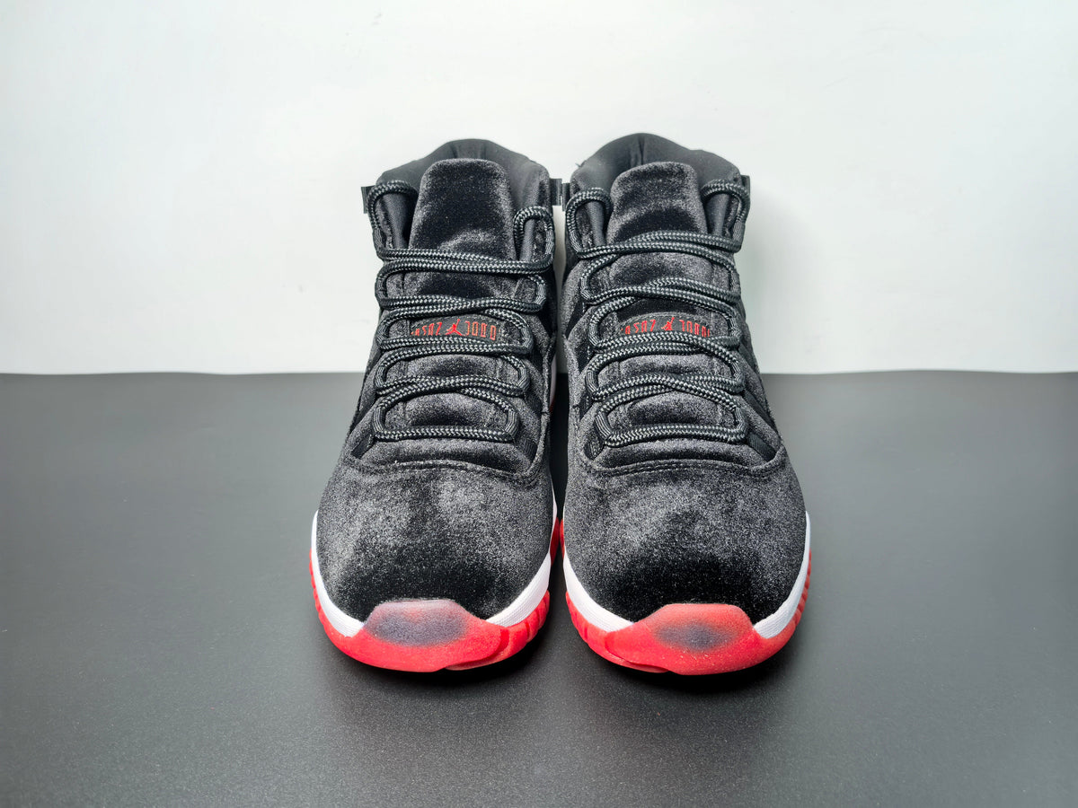 Air Jordan 11 WMNS “Bred Velvet” Rumored to Release Holiday 2024  DB5457-061 - Angle View 7