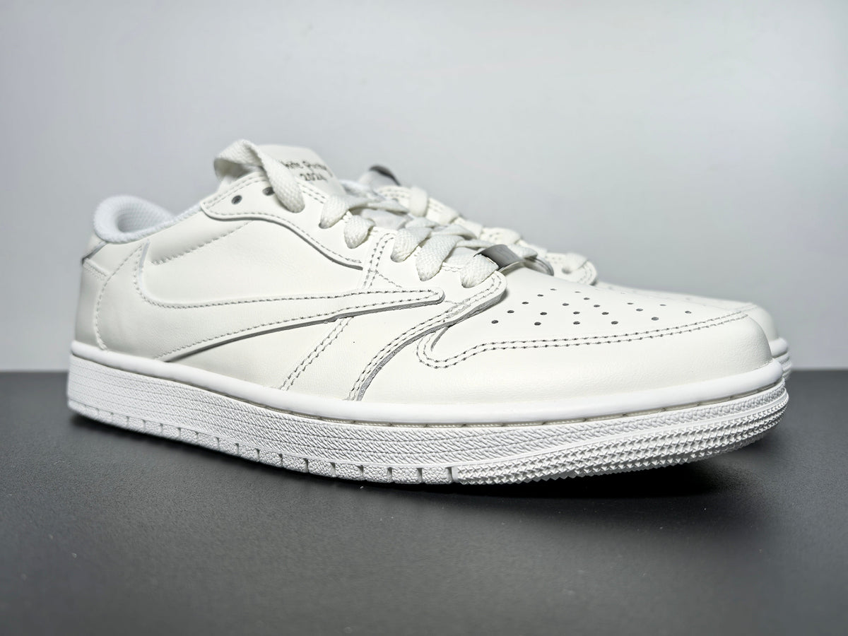 Travis Scott x Wmns Air Jordan 1 Retro Low OG SP 'Michael Rubin White Party' - Angle View 3