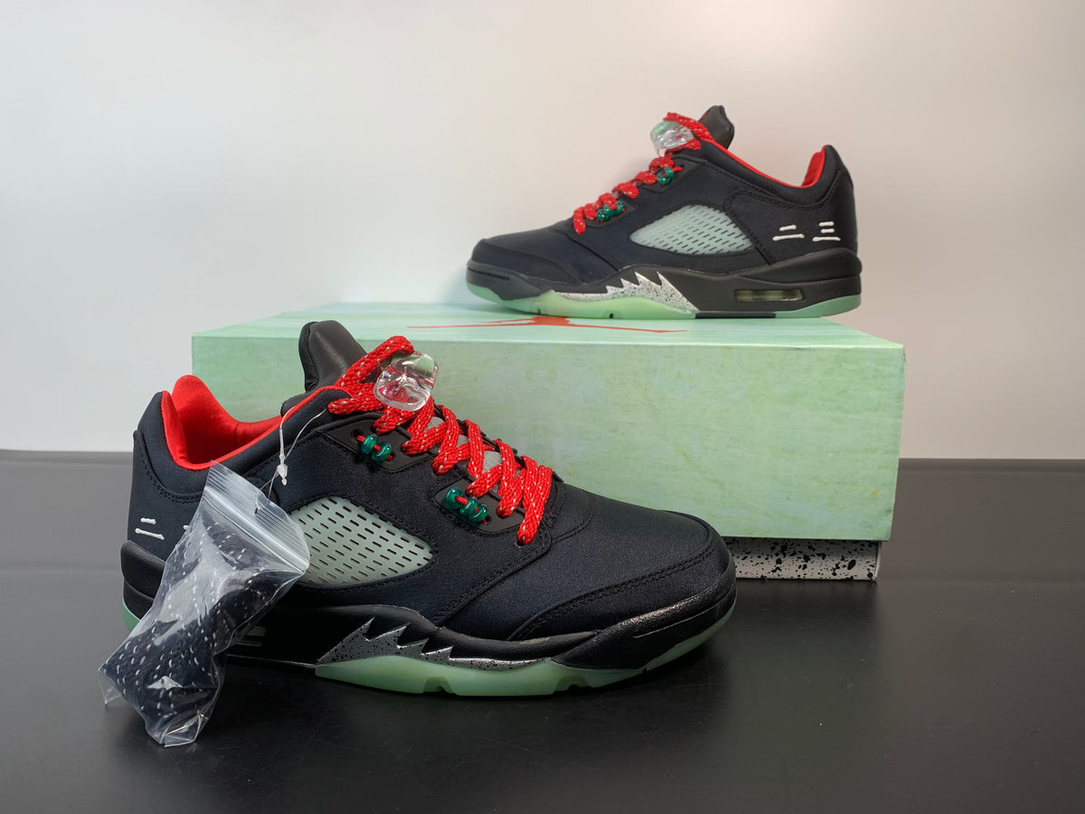 CLOT x Air Jordan 5 Low “Chinese New Year” CNY DM4640-036 - Angle View 5