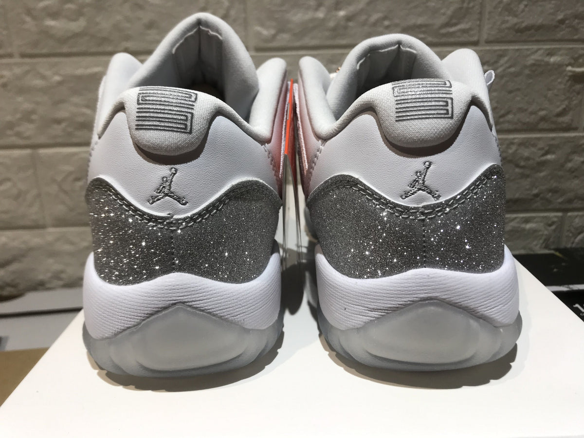 Air Jordan 11 Low＂ Metallic Silver ＂ - Angle View 7