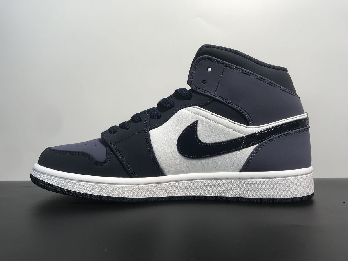 Air Jordan 1 Mid Sanded Purple - Angle View 2