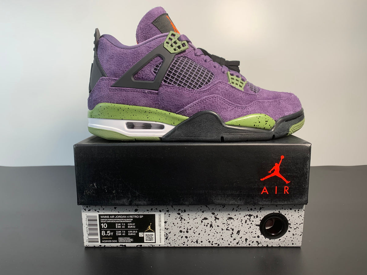 Air Jordan 4 Retro Canyon Purple AQ9129-500 - Angle View 4
