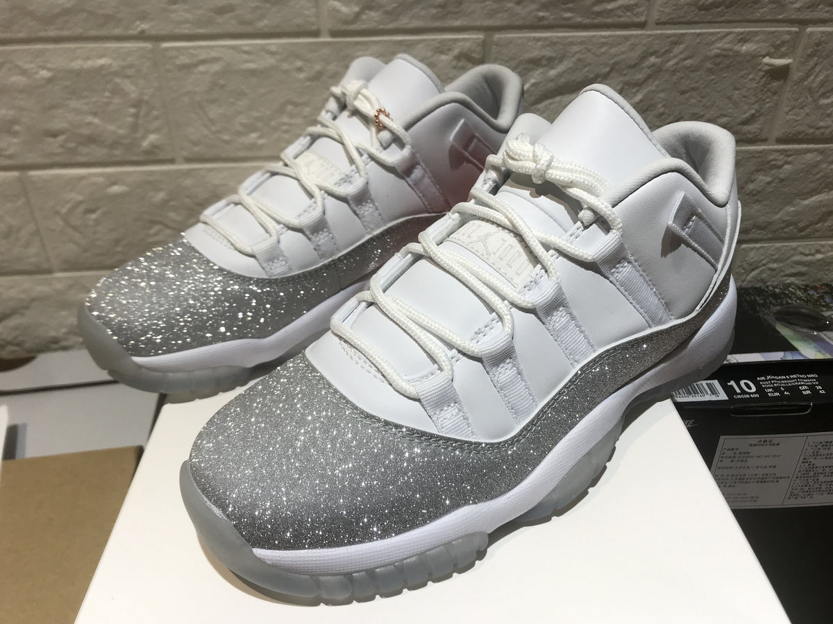 Air Jordan 11 Low＂ Metallic Silver ＂ - Angle View 5
