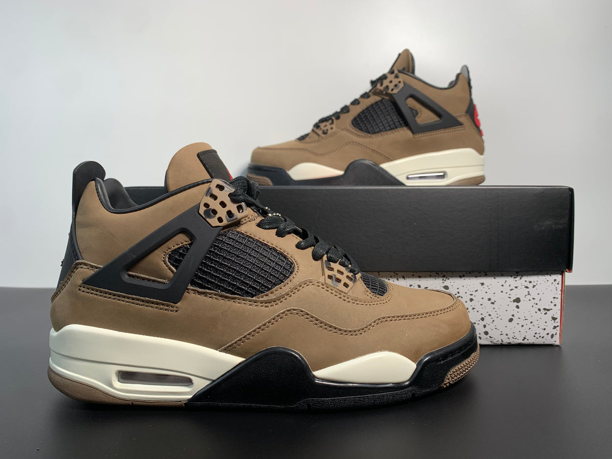 Travis Scott x Air Jordan 4 Olive Cactus Jack - Angle View 9