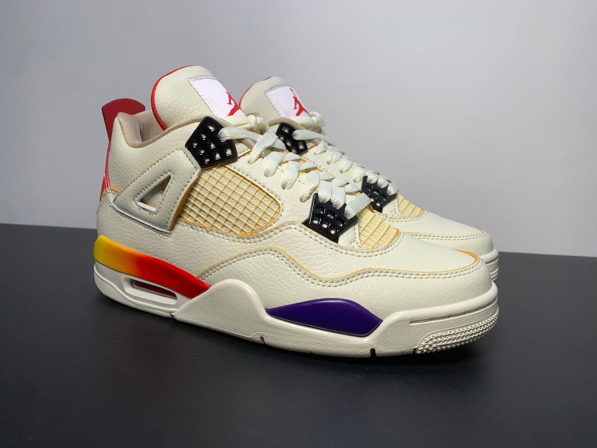 Air Jordan 4 X J Balvin Medellín Sunset Unisex Sneakers - Angle View 10