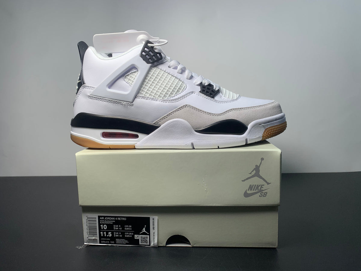 Air Jordan 4 X Nike SB Unisex Sneakers DR5415-100 - Angle View 9
