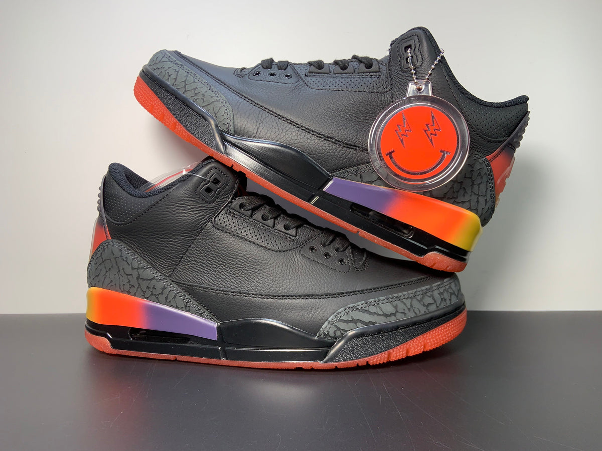Air Jordan 3 x J Balvin ‘Rio’ FN0344-001 - Angle View 8
