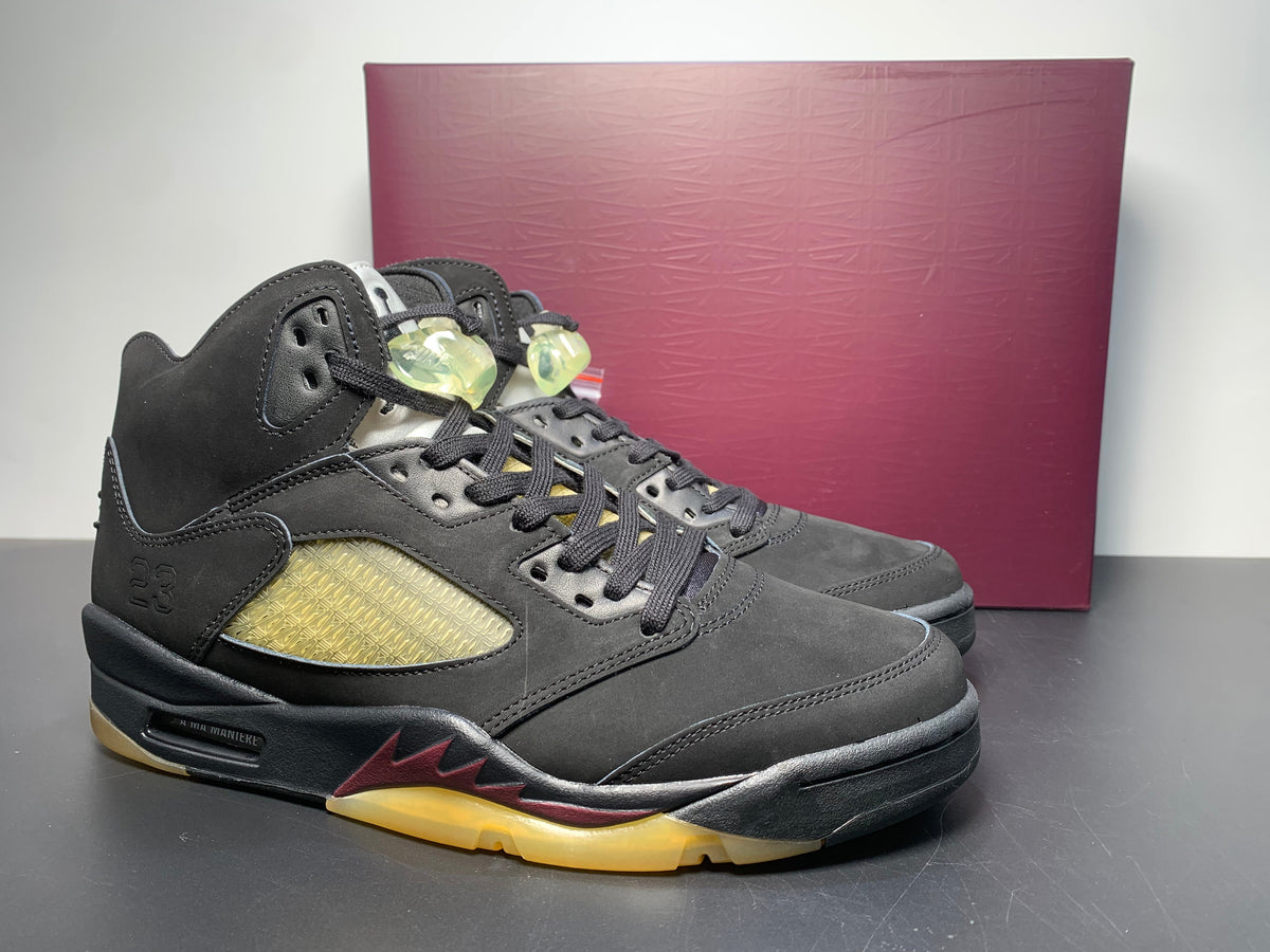 A Ma Maniére x Air Jordan 5 “Black” FD1330-001 - Angle View 6