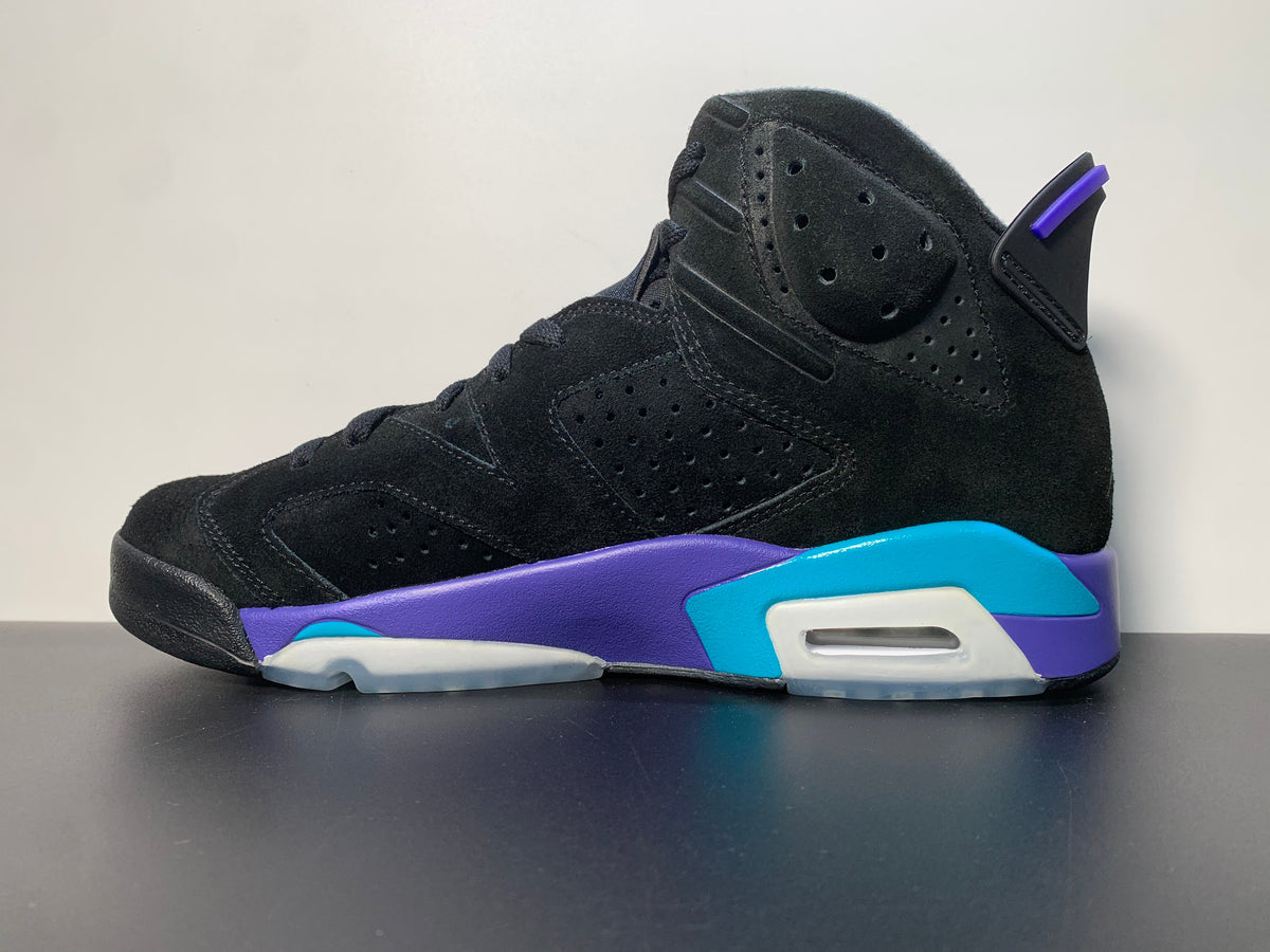 Air Jordan 6 “Aqua”Blue Purple CT8529-004 - Angle View 2