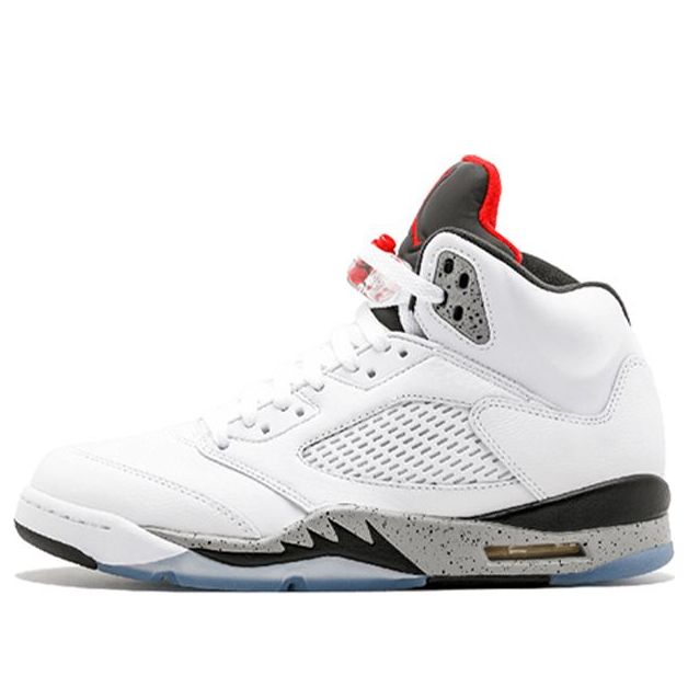 Air Jordan 5 Retro BG White Cement 440888-104 - Main View